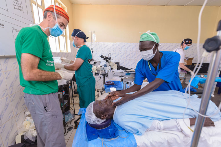 Our team performed 237 operations during the cataract mission in Maban.