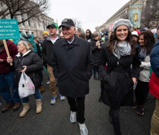 Franklin Graham and his daughter Cissie Graham Lynch participated in the 2020 March for Life on Jan. 24.