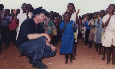 Samaritan's Purse President Franklin Graham greets children in Rwanda where we cared for hundreds of orphans whose families were killed during the genocide.