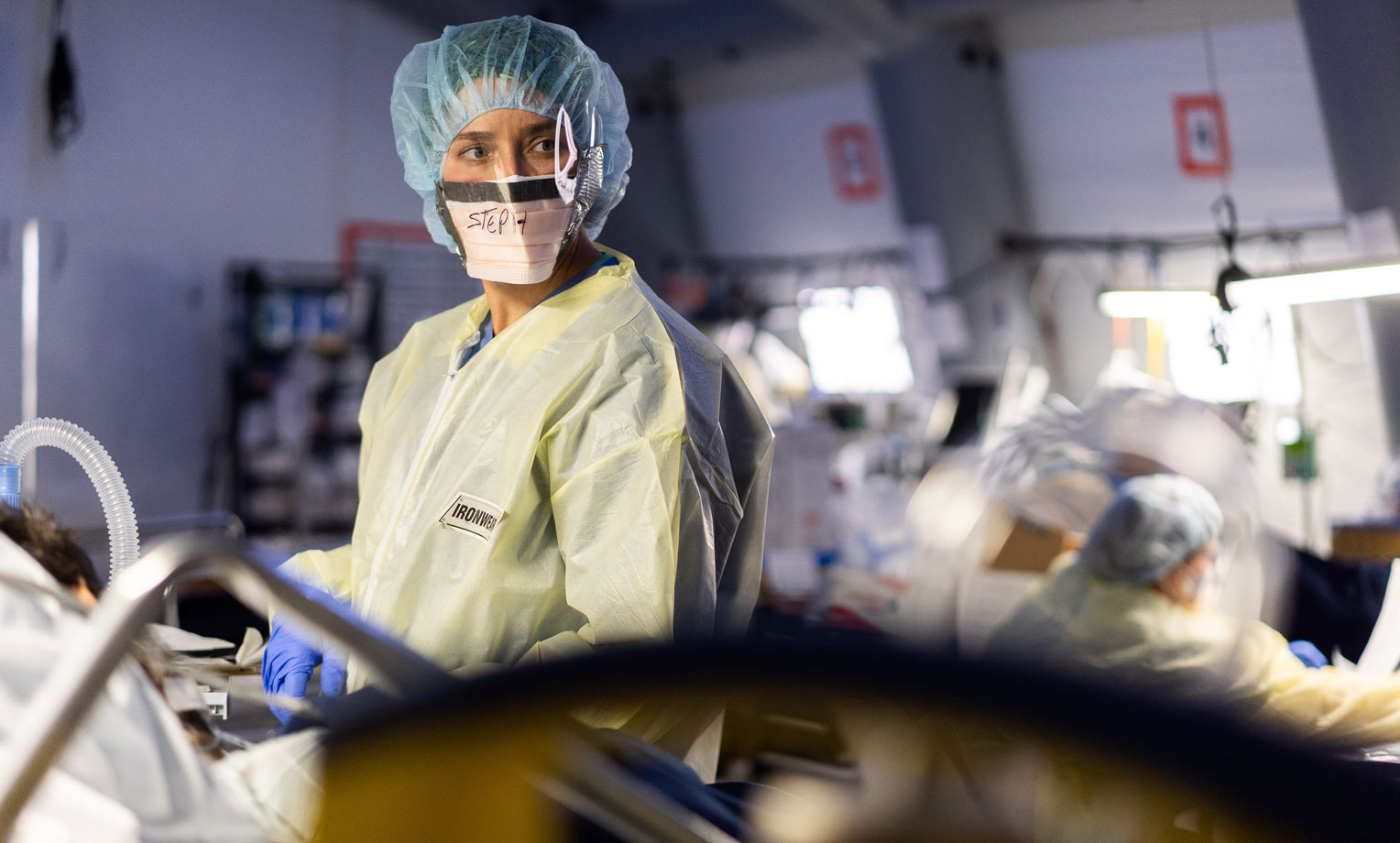 Field Hospital Staffers Provide Around-the-Clock Care in New York’s Central Park