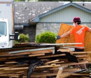 Volunteers have been serving residents of West Monroe, Louisiana, since April 14.