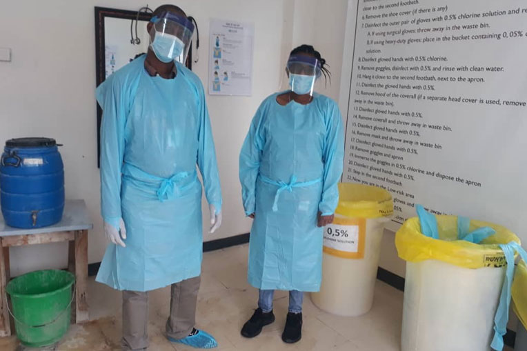 We are also helping Ethiopian medical centers prepare by providing personal protective equipment.