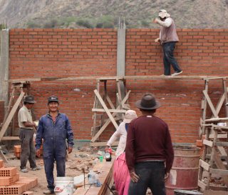 Bolivia church construction
