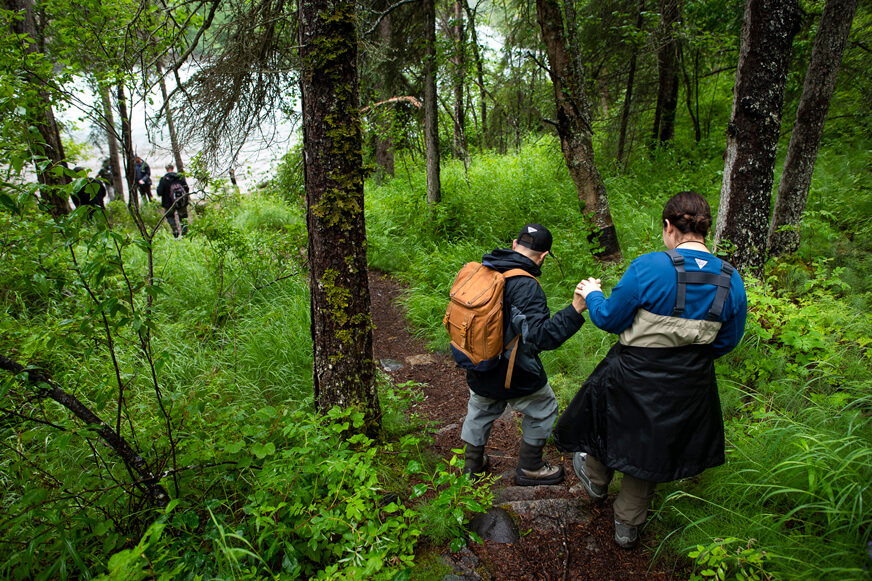 The hike to Tanalian Falls provides couples with a backdrop of unparalleled beauty to connect with each other and with God in the wilderness.