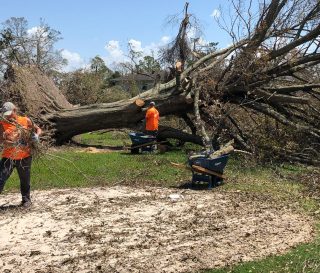 Team Patriot volunteers in Louisiana after Hurricane Laura.