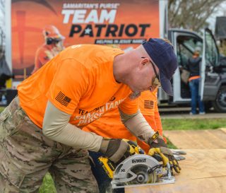 Team Patriot is an opportunity for Operation Heal Our Patriots participants to volunteer after natural disasters.