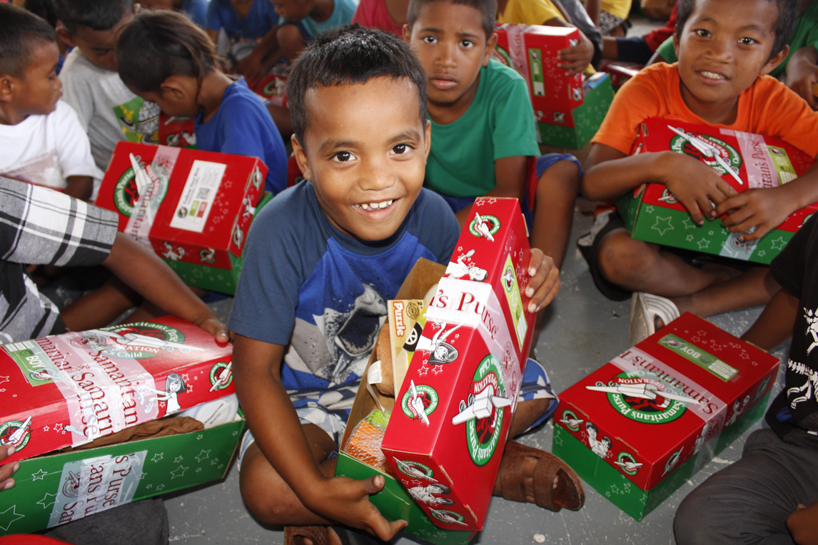 Island with No Power, No Airport Receives Shoebox Gifts