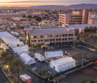 Emergency Field Hospital in California