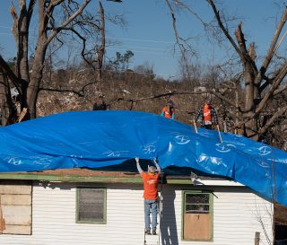 Samaritan's Purse Disaster Relief volunteers are busy at work in Jefferson County, Alabama.