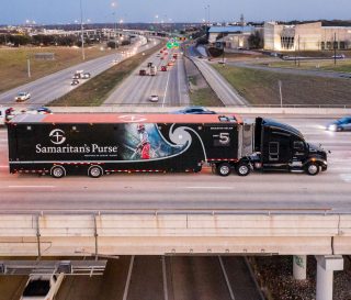 Our Disaster Relief Unit arriving in Austin, Texas.