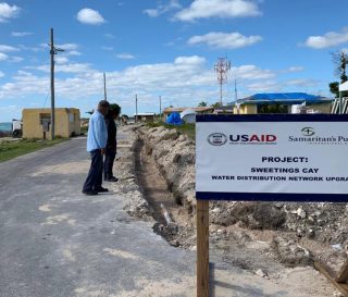 Sweetings Cay on Grand Bahama was hit hard by Hurricane Dorian in 2019. Communities are still rebuilding. Samaritan's Purse is providing access to clean water on Sweetings Cay.