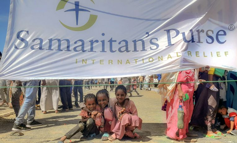 Samaritan's Purse is distributing food and other supplies to suffering families and children in the Tigray region of Ethiopia.
