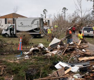 Samaritan's Purse is responding in multiple locations in Alabama and Georgia after a series of powerful storms.