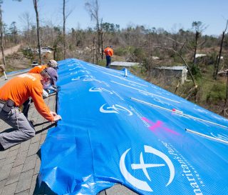 Samaritan's Purse volunteers are helping homeowners in two parts of Alabama.