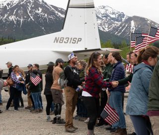 Welcoming military couples to Samaritan Lodge Alaska on May 30, 2021.