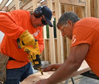 Each year, volunteers work on construction projects to assist native villages throughout rural Alaska.