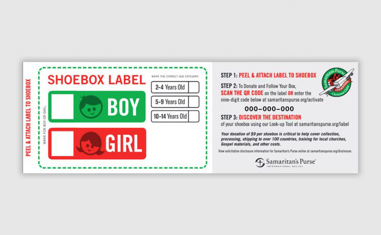 Order Free Operation Christmas Child Materials