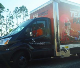 Team Patriot truck rolls in Lake Charles