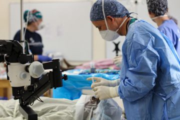 Our surgeons performed 157 cataract surgeries one week in June.