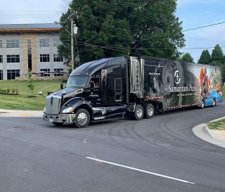 Disaster Relief Unit #1 leaves from our ministry center in North Wilkesboro, North Carolina, headed for the Detroit area.