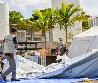 Samaritan's Purse is adding capacity and supplies to the Emergency Field Hospital in Nassau to help treat COVID-19 patients following a recent surge.
