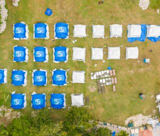 Samaritan's Purse teams are establishing an Emergency Field Hospital on Haiti's southern peninsula.