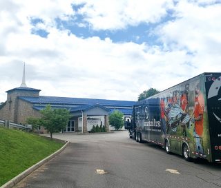 Disaster Relief Unit #6 is on the ground in Haywood County.