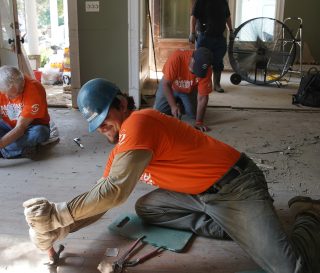 Volunteers are hard at work in Tennessee cleaning out flooded homes.