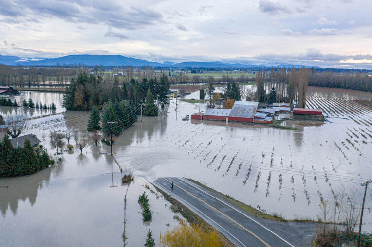 Diversos deslaves e inundaciones resultaron en cientos de evacuaciones, cierres de caminos y daños a más de 500 hogares en Whatcom County, Washington.