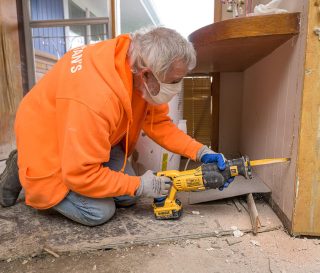 Samaritan's Purse volunteers are hard at work in flooded Whatcom County, Washington.