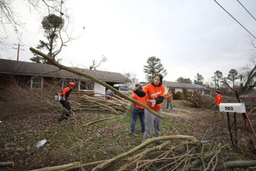 Disaster Relief volunteers have been hard at work since early December in tornado-devastated parts of Kentucky.