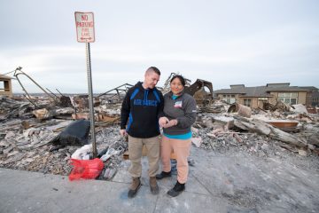 Only 11 months after construction, ash and rubble are all that remain of Jeremiah and Kim Ingram's "forever home."