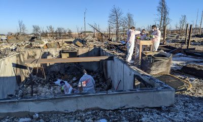 Volunteers are working near Boulder, Colorado, where fires burned through communities in late December.