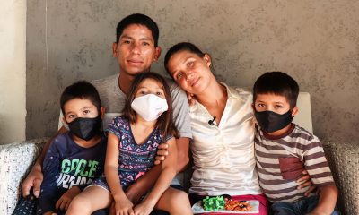Adriana y Anthony recibieron ayuda para su familia de Samaritan’s Purse después de emigrar de Venezuela a Colombia.