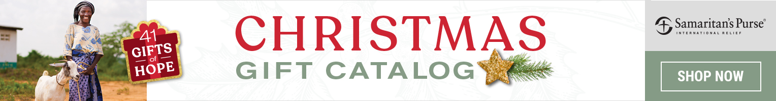 banner for Christmas catalog