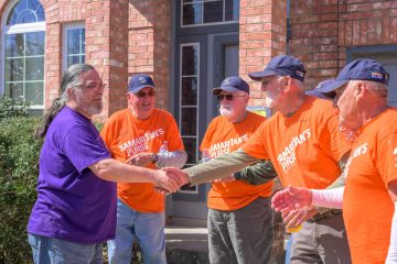 A group of retired friends joined They first served with Samaritan's Purse four years ago after Hurricane Harvey.