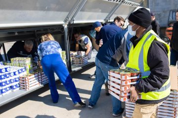 Teams are working in Ukraine, Moldova, and elsewhere the in the region to provide food and supplies to fleeing Ukrainians.
