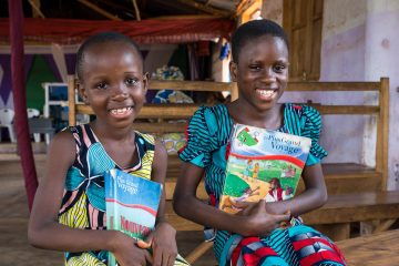 Gladys and Kemi continue to study the Word of God diligently together with materials from The Greatest Journey classes.