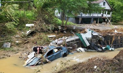 Una escena dramática de la inundación en el este de Kentucky.