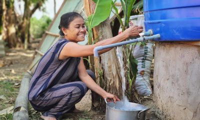 Los tanques de agua facilitan que las familias en Vietnam guarden agua potable y sobrevivan las temporadas de sequía.