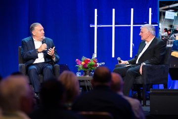 Franklin Graham led a time of question and answer with former Secretary of State Mike Pompeo.