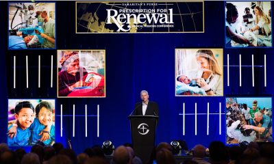 Franklin Graham habló a los cientos de profesionales de la salud durante la conferencia anual de Prescription for Renewal.