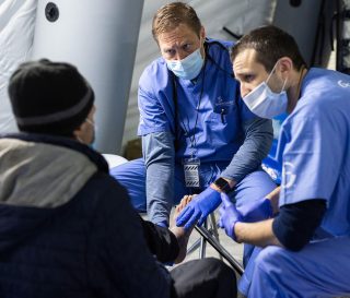 Earlier this year, Samaritan's Purse operated an Emergency Field Hospital in Lviv (photo). Now we have opened a new facility in a recently liberated area.