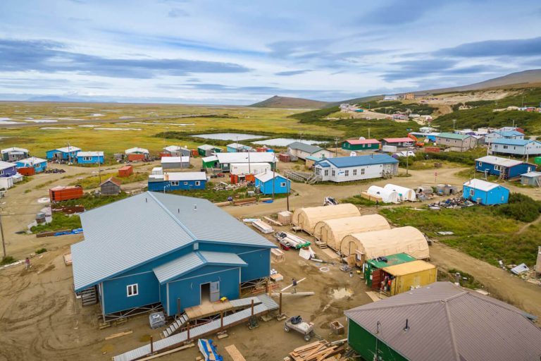 Celebrating Church Construction in Scammon Bay