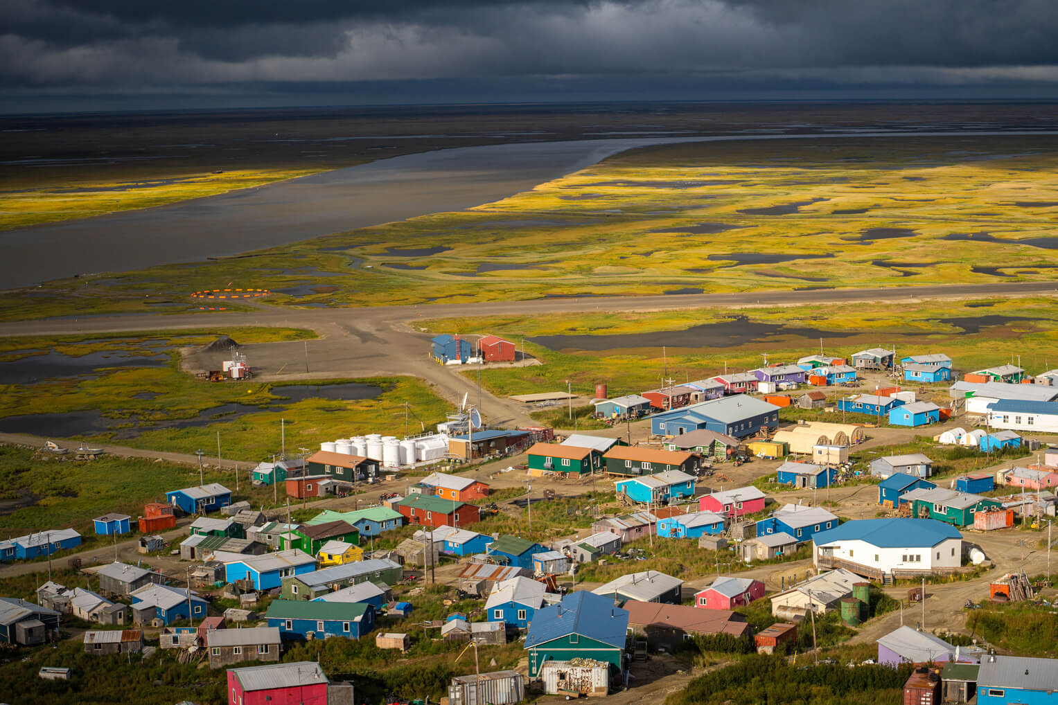 Scammon Bay is a remote coastal village in Alaska's interior.