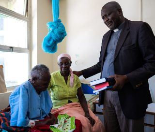 Hospital chaplains minister to patients, families, and medical staff at hospitals in Kenya.