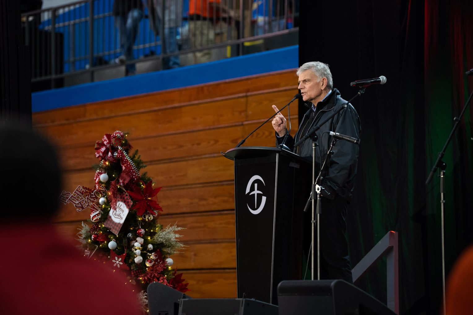 Franklin Graham delivered a message of hope in Mayfield last Christmas Eve.