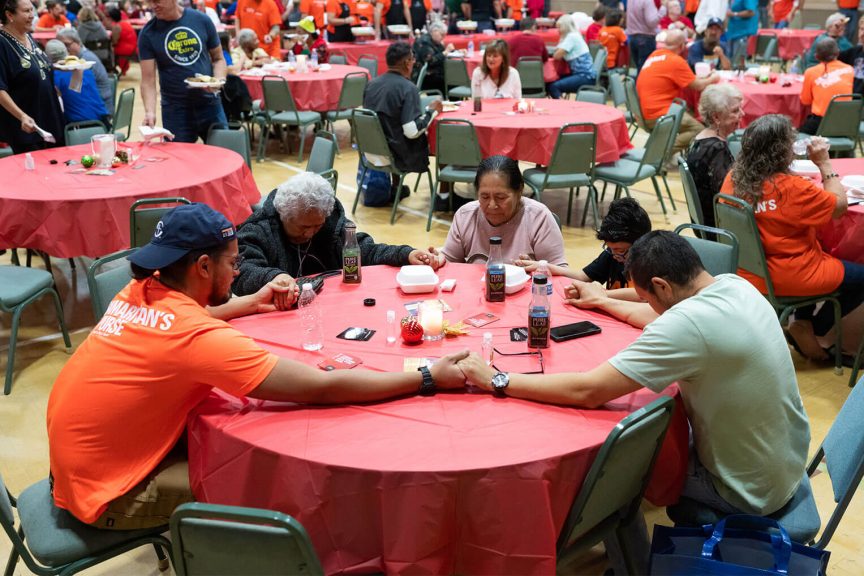 Samaritan's Purse staff and volunteers had opportunities to pray with hurricane survivors.