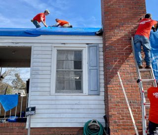 Our teams are tarping roofs and cleaning up yards in Alabama and Georgia.