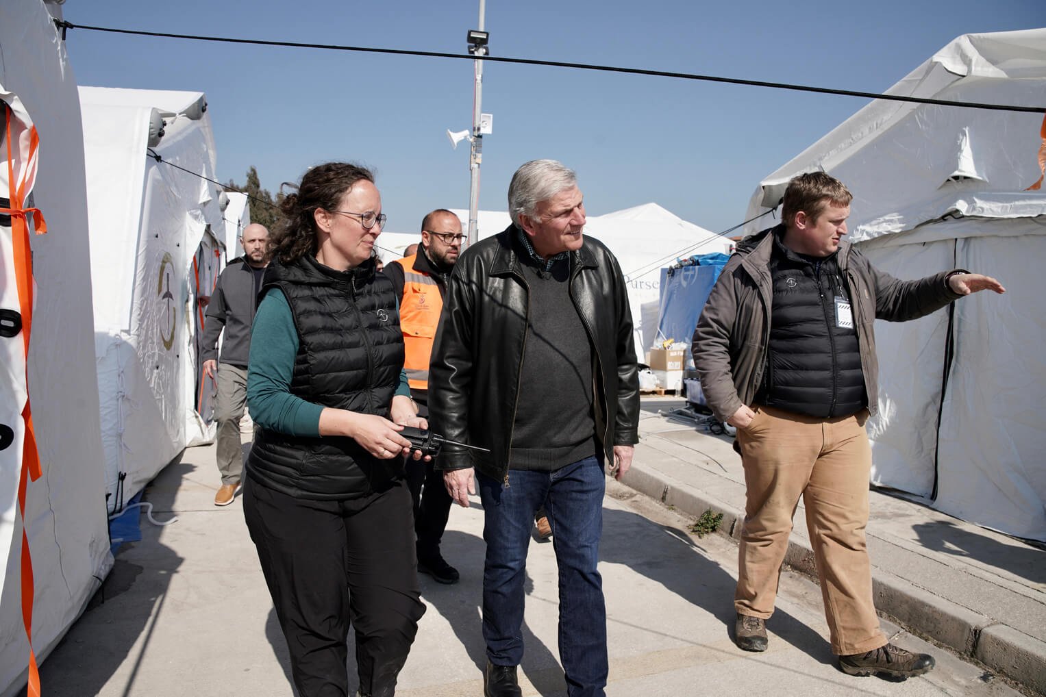 Franklin Graham joined our staff to see the growing work at our field hospital.